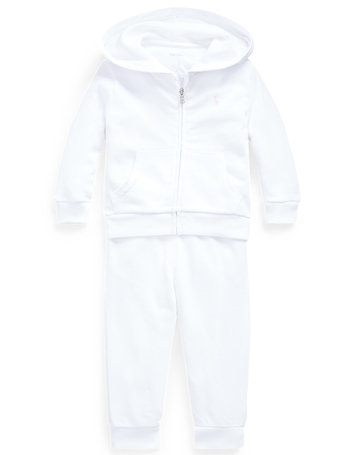 Conjunto loungewear Polo Ralph Lauren de algodón para bebé niña 2 piezas