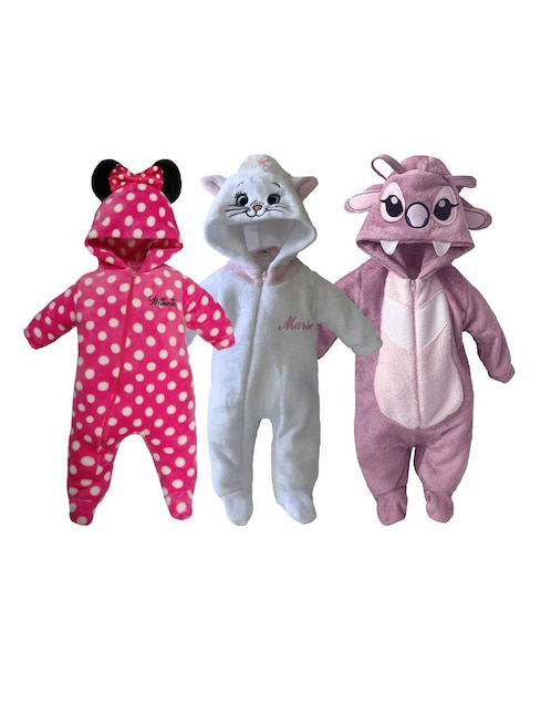 Set de mamelucos para bebé niña 1