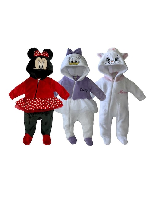 Set de mamelucos Disney para bebé niña