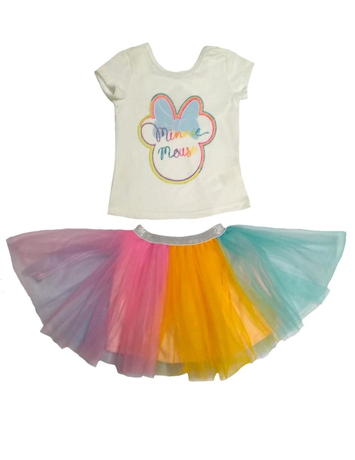 Conjunto Disney de algodón para niña