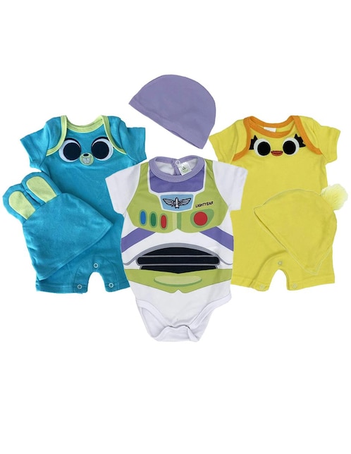 Set de jumpsuit bordados Bunny, Buzz, Ducky (Toy Story 4 )