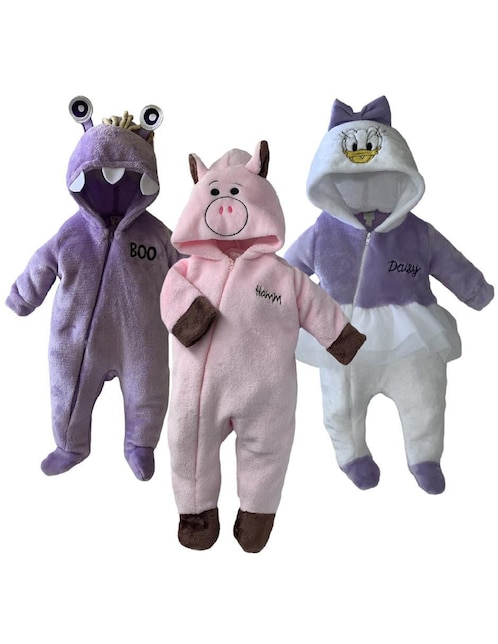 Set de mamelucos para bebé niña 1