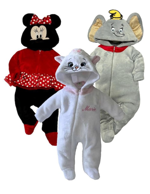 Set de mamelucos para bebé niña 1