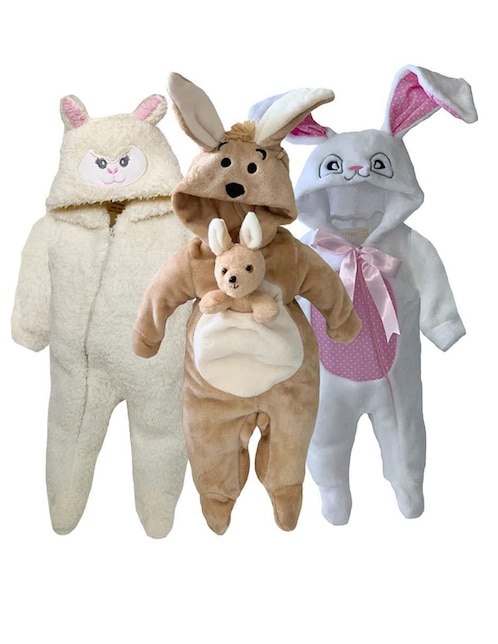 Set de mamelucos para bebé niña 1