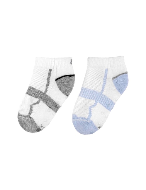 Tin antiderrapante Baby Creysi Collection de algodón para bebé niño 2 pares