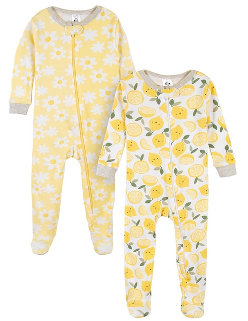 Set de mamelucos de algodón para bebé niña 1