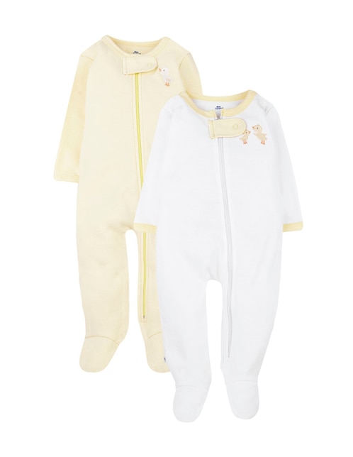 Set de mamelucos de algodón infantil 1
