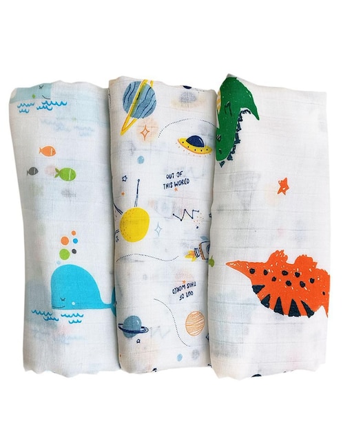 Set manta de tejido plano Dara Baby para bebé niño