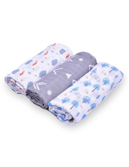 Set manta de tejido plano para bebé niño 1
