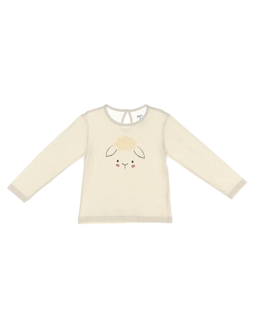 Playera Matt & Megan manga larga para niña