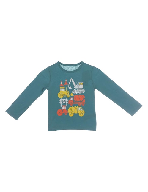 THE CHILDREN'S PLACE Playera The Children's Place manga larga para bebé niño
