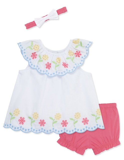 Conjunto Little Me de algodón para bebé niña 2 piezas