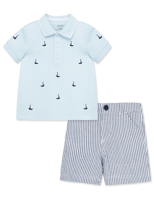 Conjunto Little Me de algodón para bebé niño 2 piezas