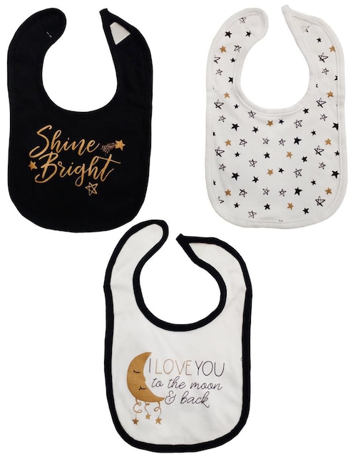 Set babero Yoga Sprout de algodón