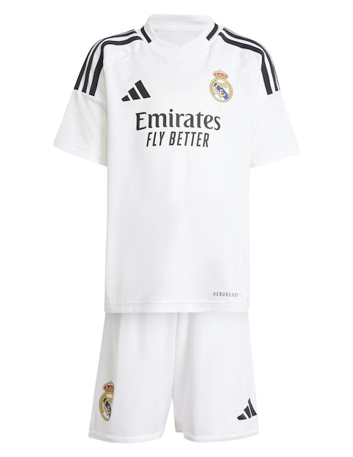 Conjunto Adidas real madrid h mini de algodón infantil