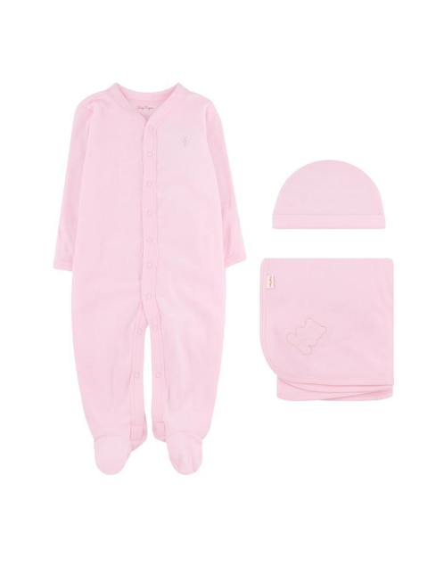 Set de mamelucos de algodón para bebé niña 1