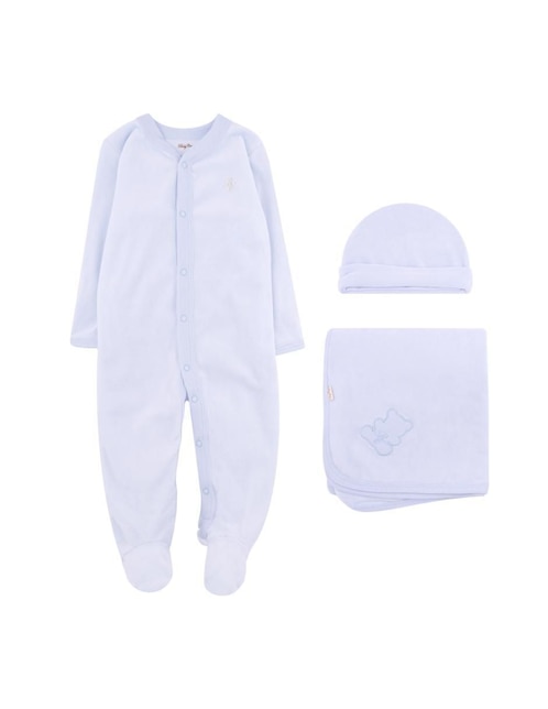 Set de mamelucos Básicos de algodón para bebé niño 1