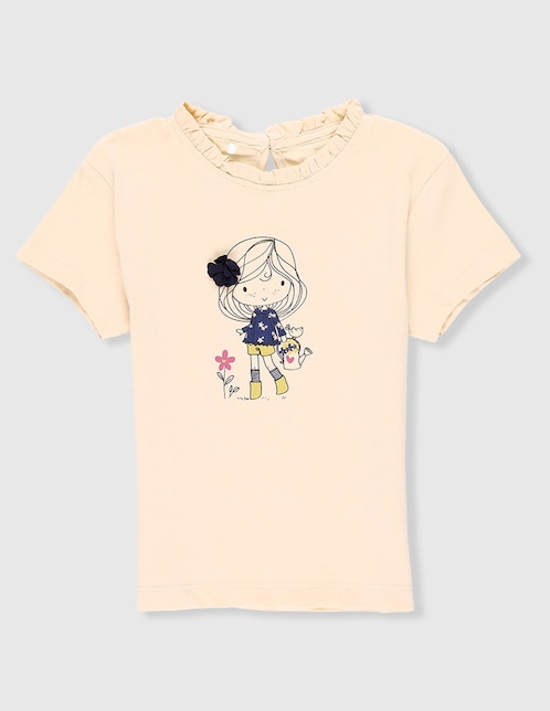 Playera manga corta para niña 1