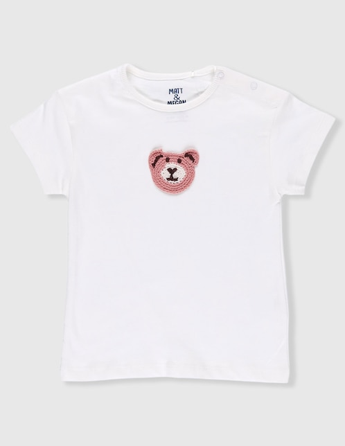 Playera manga corta para bebé niña 1