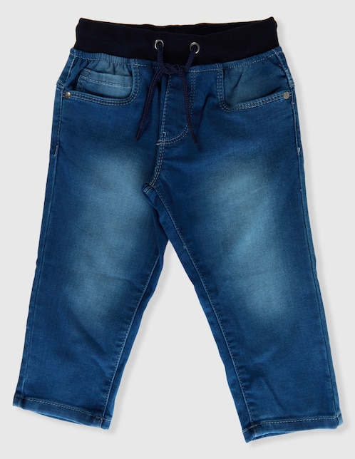 Jeans straight deslavado para niño 1