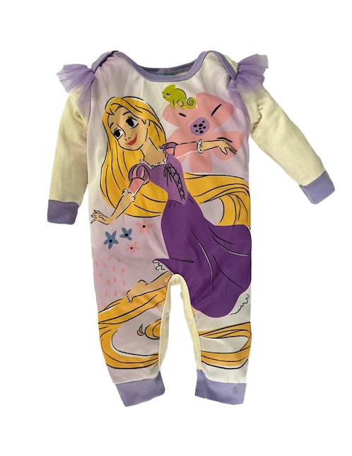Mameluco Rapunzel de algodón para bebé niña 1