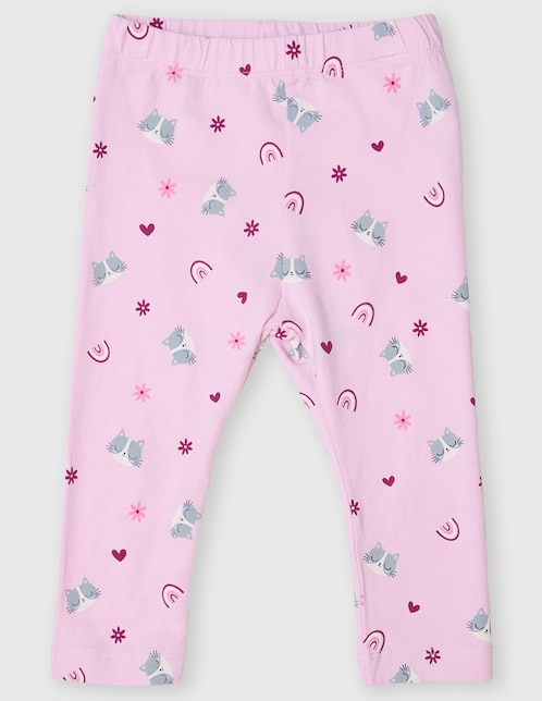 Legging NAME IT Nitvivian - Basique Coton Élasthanne Pour Bébé Fille