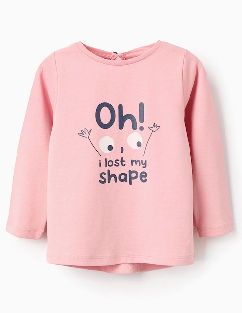 Playera manga larga para bebé niña 1