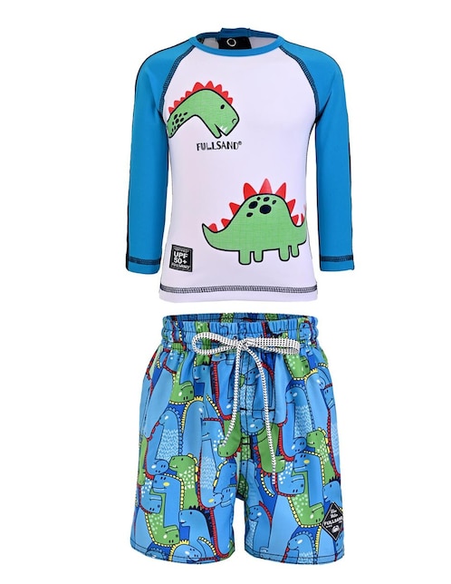 Conjunto traje de baño Fullsand Dino Fantasia para niño