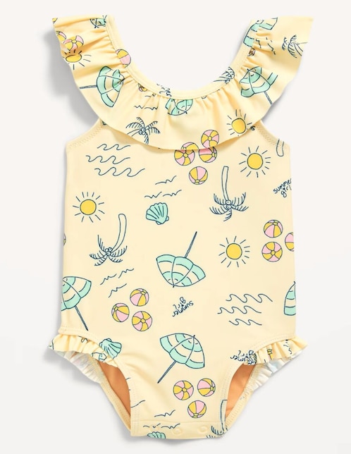 Traje de baño completo para niña