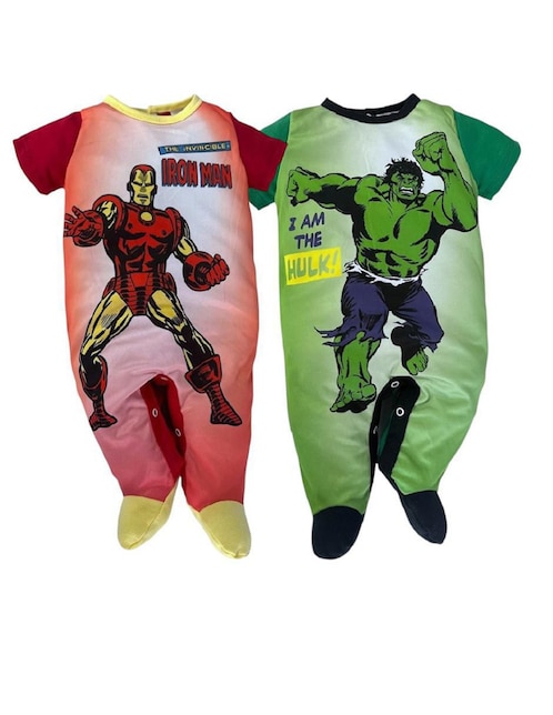 Set de mamelucos de algodón para bebé niño 1