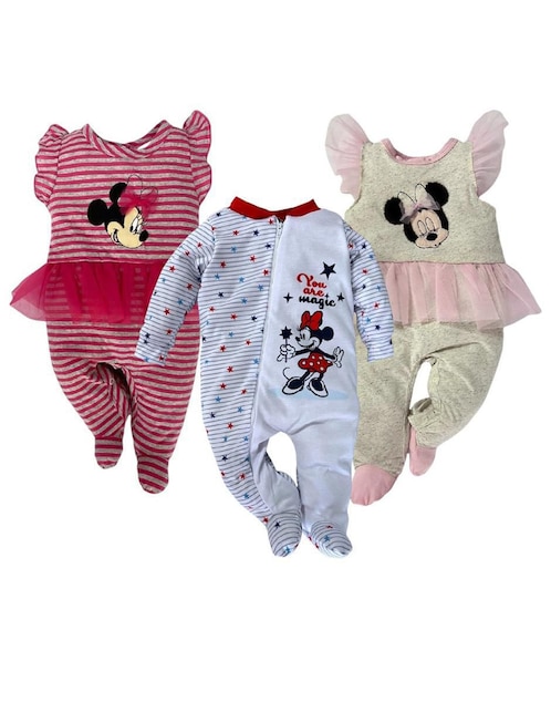 Mameluco Minnie Mouse de algodón para bebé niña 1