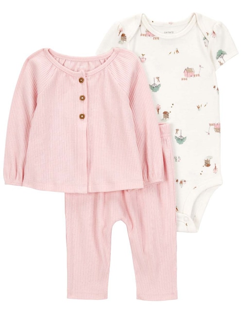 Conjunto de algodón para bebé niña 1