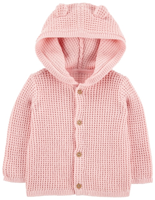 Suéter con capucha para bebé niña 1