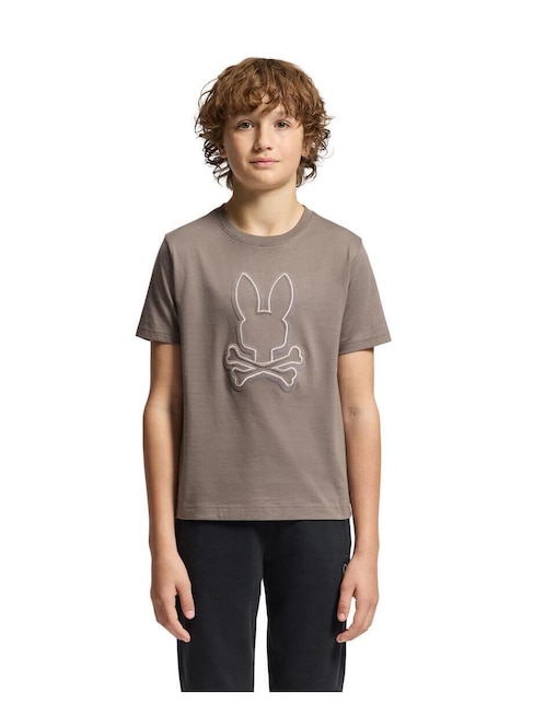 Playera Psycho Bunny Hd24 manga corta para niño