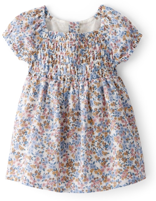 Vestido con calzón manga globo para bebé niña 1