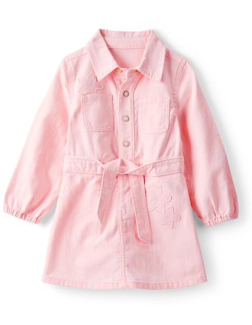 Vestido manga regular para niña 1