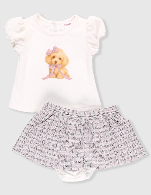 Conjunto Fiorella para bebé niña