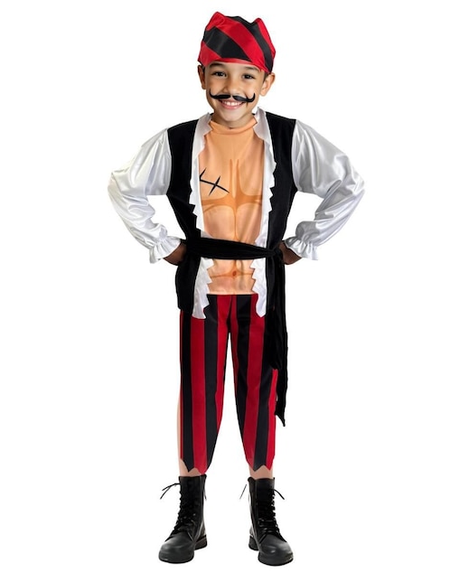 DISFRACES TUDI Disfraz Disfraces Tudi de pirata para niño
