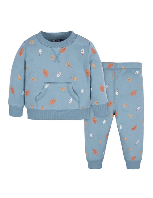 Conjunto Gerber de algodón para bebé niño 2 piezas