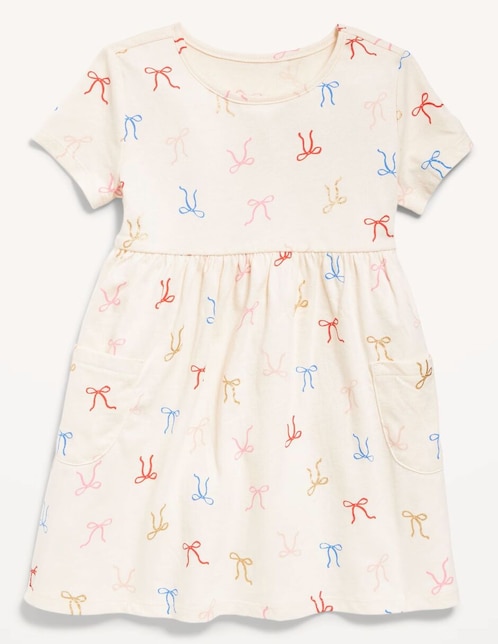 Vestido manga regular para niña 1