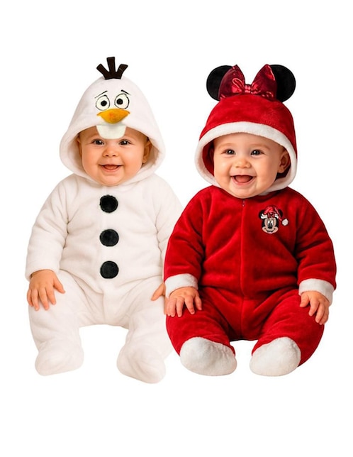 Set de mamelucos Olaf y Minnie para bebé 1