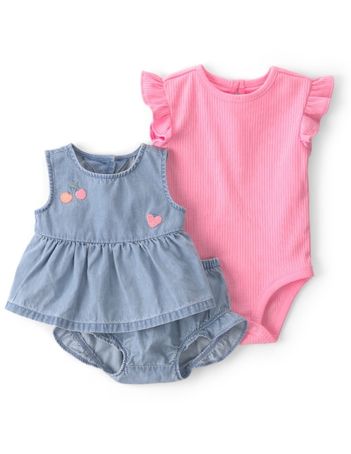 Conjunto casual de algodón para bebé niña 1