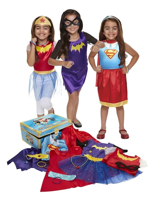 Disfraz Jakks Pacific DC Comic/Super Girls de superhéroe Super Hero Girls para niña