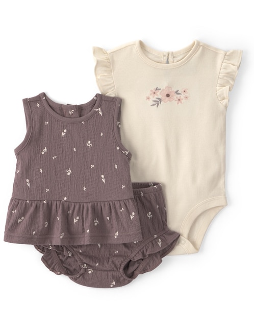 Conjunto de algodón para bebé niña 1