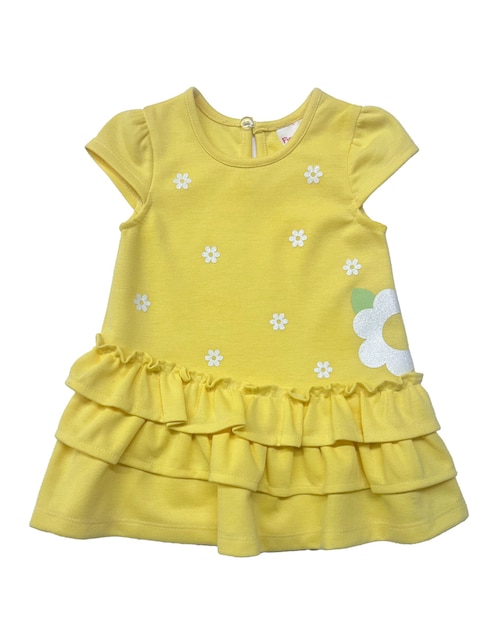 Vestido manga cap para bebé niña 1