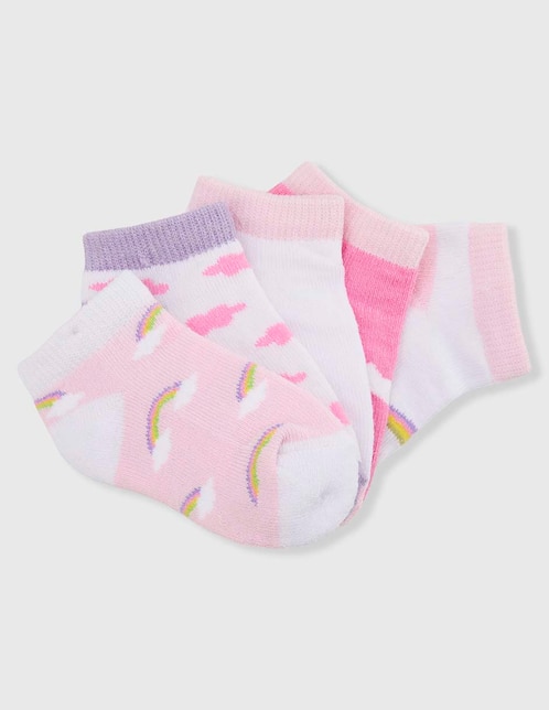 Set tín Punto Blanco de algodón para bebé niña 5 pares