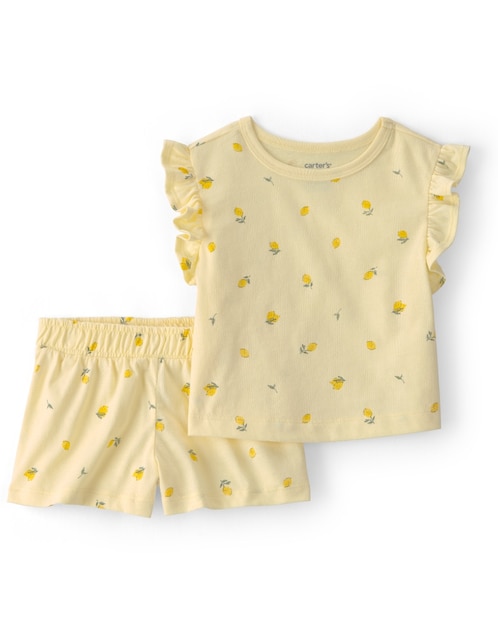 Conjunto Carter's de algodón para bebé niña