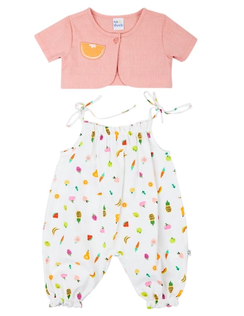 Conjunto Cao Duck de algodón para bebé niña