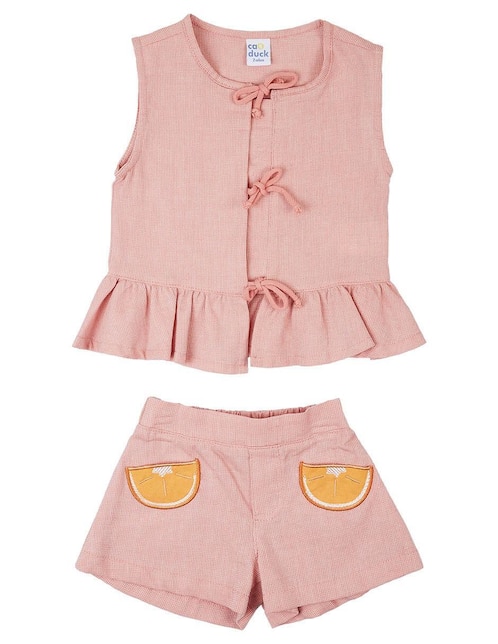 Conjunto de algodón para bebé niña 1