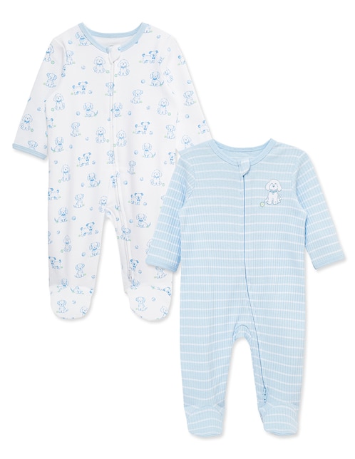 Set de mamelucos de algodón orgánico para bebé niño 1